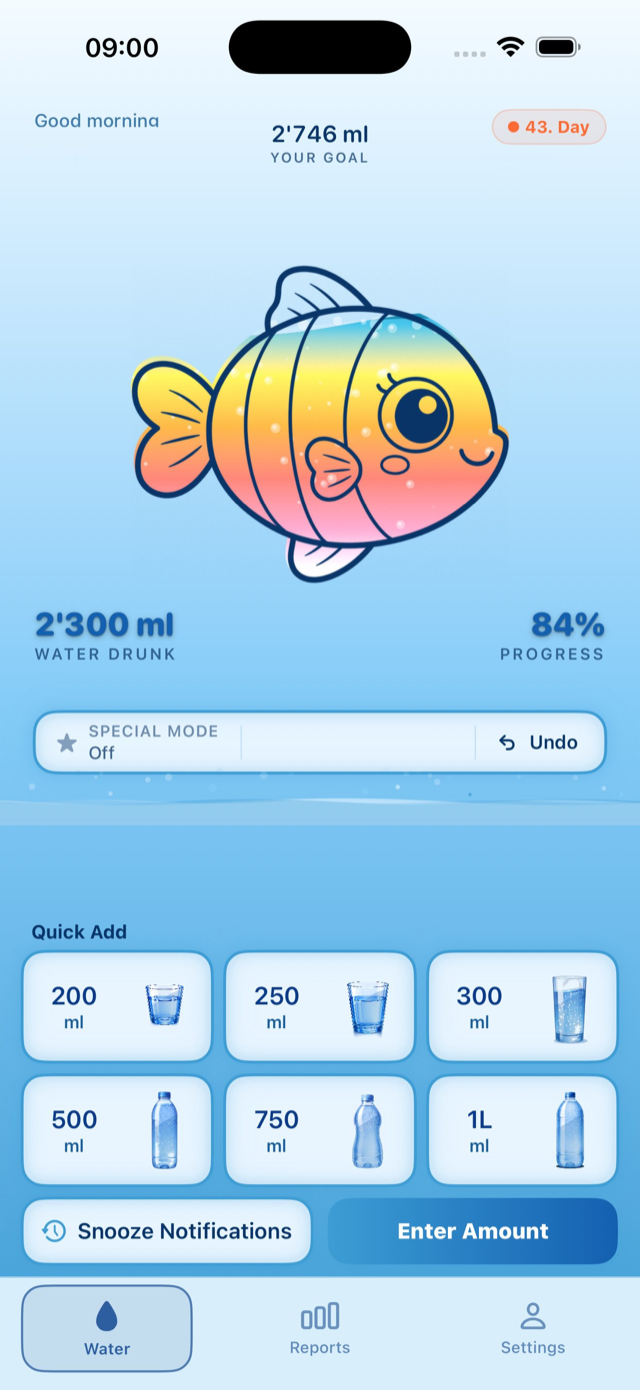 Fish water view